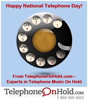 National Telephone Day Telephone On Hold