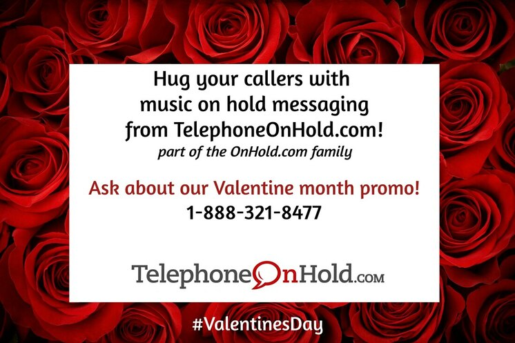 Hug your callers with music on hold messaging from TelephoneOnHold.com!