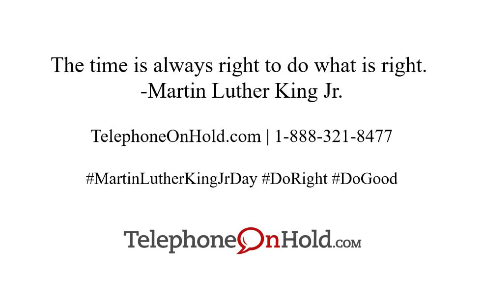 TelephoneOnHold.com - Martin Luther King Jr. Day