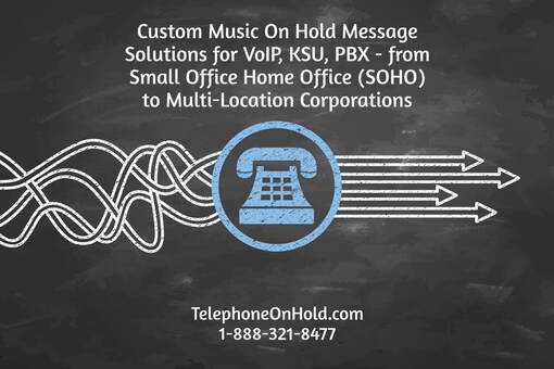 Custom Music On Hold Message Solutions from TelephoneOnHold.com