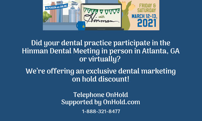 Dental marketing on hold discount