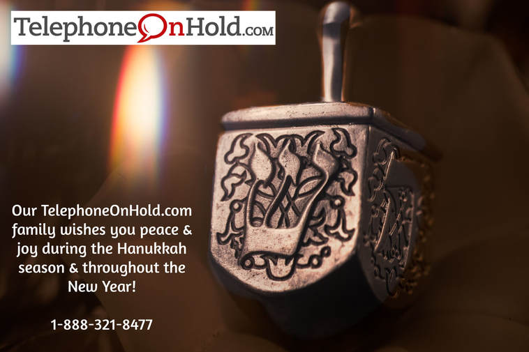 Happy Hanukkah from TelephoneOnHold.com!