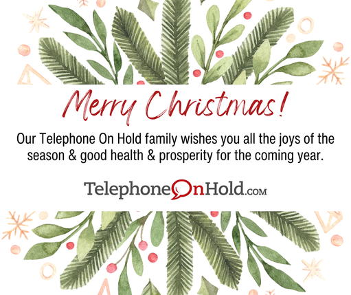 Merry Christmas from Our Telephone On Hold Family!