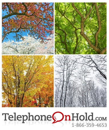 Seasonal On Hold Messages by TelephoneOnHold.com